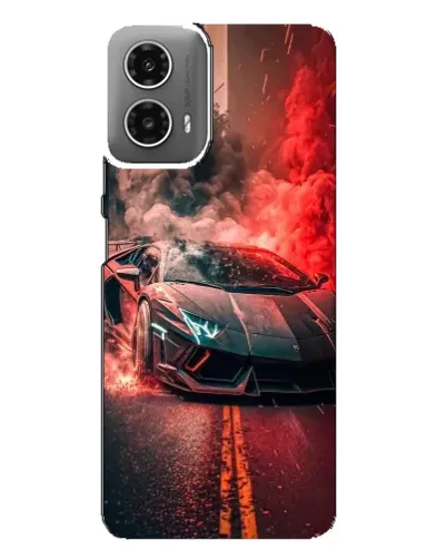 Чехол для Motorola MOTO G34 с картинкой «Lamborghini красный дым» Чехол для Motorola MOTO G34 с картинкой «Lamborghini красный дым»