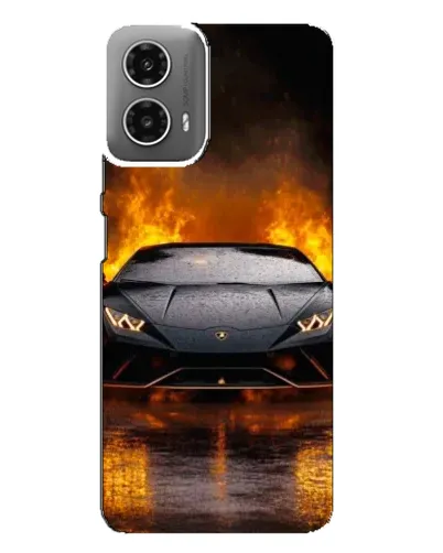 Чехол для Motorola MOTO G34 с картинкой «Lamborghini в огне» Чехол для Motorola MOTO G34 с картинкой «Lamborghini в огне»