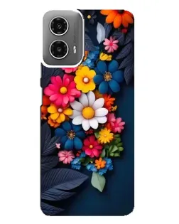 Чехол для Motorola MOTO G34 с картинкой «Цветочная феерия» Чехол для Motorola MOTO G34 с картинкой «Цветочная феерия»