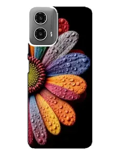 Чехол для Motorola MOTO G34 с картинкой «Радужный цветок» Чехол для Motorola MOTO G34 с картинкой «Радужный цветок»