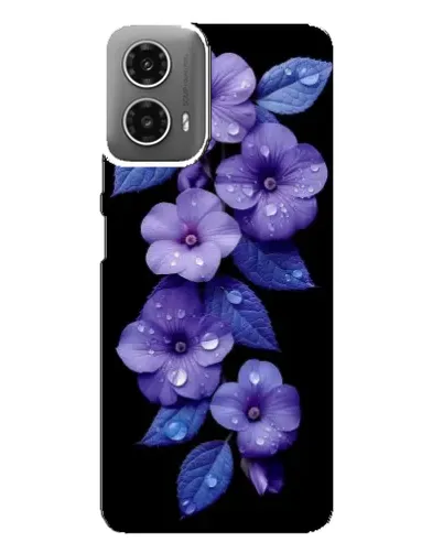 Чехол для Motorola MOTO G34 с картинкой «Фиолетовые цветы с росою» Чехол для Motorola MOTO G34 с картинкой «Фиолетовые цветы с росою»