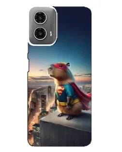 Чехол для Motorola MOTO G34 с картинкой «Капи-мен супергерой» Чехол для Motorola MOTO G34 с картинкой «Капи-мен супергерой»