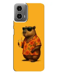 Чехол для Motorola MOTO G34 с картинкой «Капибара на отдыхе» Чехол для Motorola MOTO G34 с картинкой «Капибара на отдыхе»