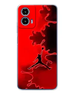 Чехол для Motorola Moto G35 с картинкой «Jordan Red Smoke» Чехол для Motorola Moto G35 с картинкой «Jordan Red Smoke»