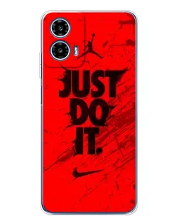 Чехол для Motorola Moto G35 с картинкой «Nike Just Do It» Чехол для Motorola Moto G35 с картинкой «Nike Just Do It»