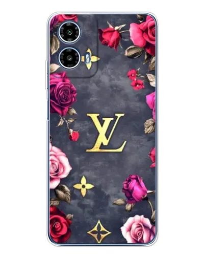 Чехол для Motorola Moto G35 с картинкой «Цветочный Louis Vuitton» Чехол для Motorola Moto G35 с картинкой «Цветочный Louis Vuitton»