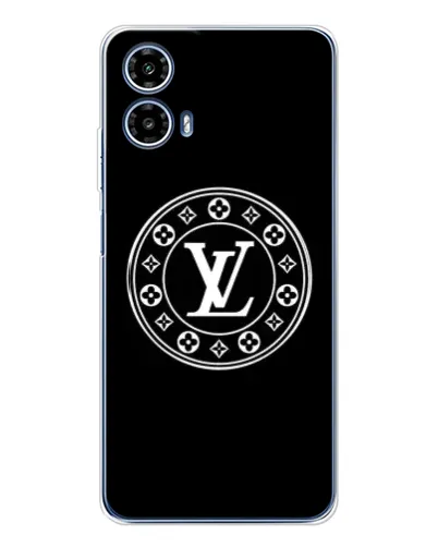 Чехол для Motorola Moto G35 с картинкой «LV — печать стиля» Чехол для Motorola Moto G35 с картинкой «LV — печать стиля»