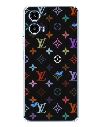 Чехол для Motorola Moto G35 с картинкой «Цветная монограмма LV» Чехол для Motorola Moto G35 с картинкой «Цветная монограмма LV»