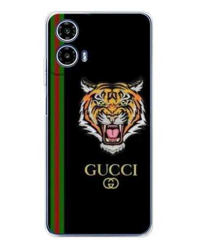 Чехол для Motorola Moto G35 с картинкой «Тигр Gucci»