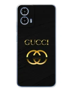 Чехол для Motorola Moto G35 с картинкой «Золотой логотип Gucci» Чехол для Motorola Moto G35 с картинкой «Золотой логотип Gucci»