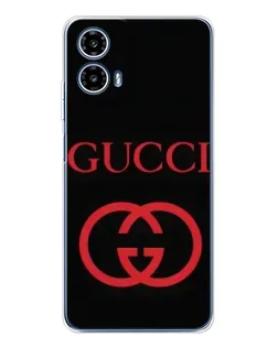 Чехол для Motorola Moto G35 с картинкой «Gucci — красный логотип» Чехол для Motorola Moto G35 с картинкой «Gucci — красный логотип»