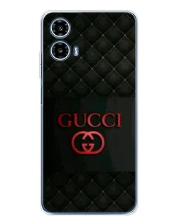 Чехол для Motorola Moto G35 с картинкой «Gucci — стеганый черный» Чехол для Motorola Moto G35 с картинкой «Gucci — стеганый черный»