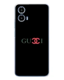 Чехол для Motorola Moto G35 с картинкой «Gucci — красный градиент» Чехол для Motorola Moto G35 с картинкой «Gucci — красный градиент»