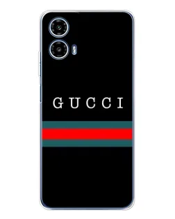 Чехол для Motorola Moto G35 с картинкой «Gucci — красный пояс» Чехол для Motorola Moto G35 с картинкой «Gucci — красный пояс»