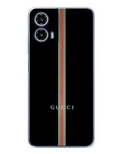Чехол для Motorola Moto G35 с картинкой «Gucci — строгая линия» Чехол для Motorola Moto G35 с картинкой «Gucci — строгая линия»