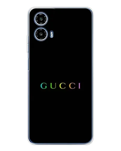Чехол для Motorola Moto G35 с картинкой «Gucci — неоновый минимализм» Чехол для Motorola Moto G35 с картинкой «Gucci — неоновый минимализм»