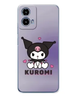 Чехол для Motorola Moto G35 с картинкой «Kuromi — фиолетовый арт» Чехол для Motorola Moto G35 с картинкой «Kuromi — фиолетовый арт»