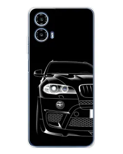 Чехол для Motorola Moto G35 с картинкой «Темный силуэт BMW» Чехол для Motorola Moto G35 с картинкой «Темный силуэт BMW»