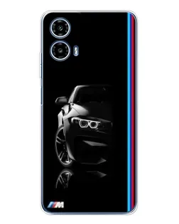 Чехол для Motorola Moto G35 с картинкой «Силуэт BMW в темноте» Чехол для Motorola Moto G35 с картинкой «Силуэт BMW в темноте»