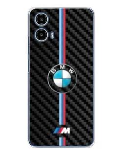 Чехол для Motorola Moto G35 с картинкой «Эмблема BMW и карбон» Чехол для Motorola Moto G35 с картинкой «Эмблема BMW и карбон»