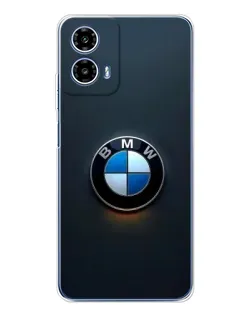 Чехол для Motorola Moto G35 с картинкой «Логотип BMW — минимализм» Чехол для Motorola Moto G35 с картинкой «Логотип BMW — минимализм»