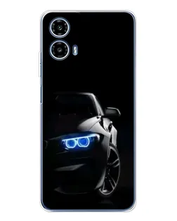 Чехол для Motorola Moto G35 с картинкой «BMW — ночной взгляд» Чехол для Motorola Moto G35 с картинкой «BMW — ночной взгляд»