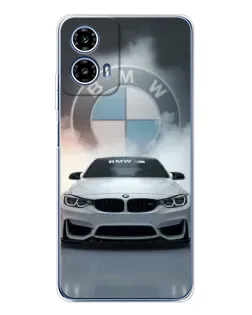 Чехол для Motorola Moto G35 с картинкой «BMW в белом дыму» Чехол для Motorola Moto G35 с картинкой «BMW в белом дыму»