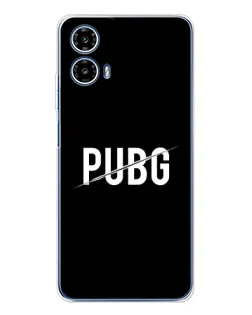 Чехол для Motorola Moto G35 с картинкой «PUBG — белый логотип» Чехол для Motorola Moto G35 с картинкой «PUBG — белый логотип»