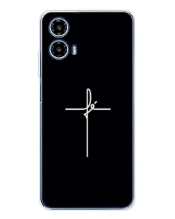 Чехол для Motorola Moto G35 с картинкой «Тонкий крест» Чехол для Motorola Moto G35 с картинкой «Тонкий крест»