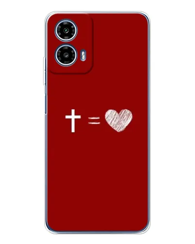 Чехол для Motorola Moto G35 с картинкой «Уравнение любви» Чехол для Motorola Moto G35 с картинкой «Уравнение любви»