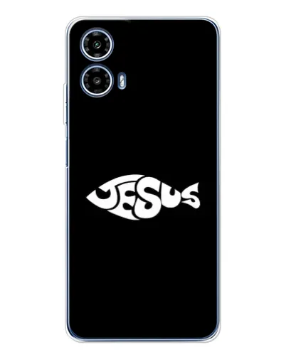 Чехол для Motorola Moto G35 с картинкой «Рыба Jesus» Чехол для Motorola Moto G35 с картинкой «Рыба Jesus»