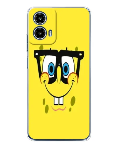 Чехол для Motorola Moto G35 с картинкой «Минималистичный Спанч Боб» Чехол для Motorola Moto G35 с картинкой «Минималистичный Спанч Боб»