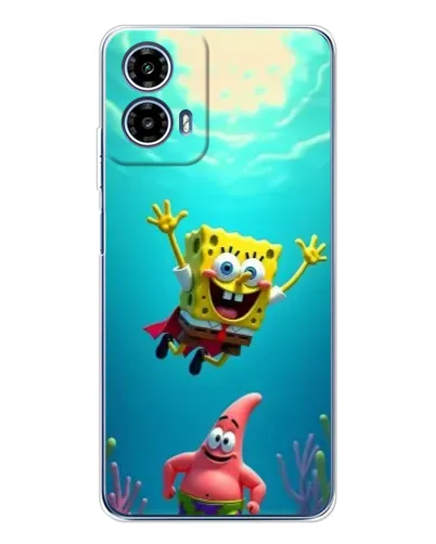 Чехол для Motorola Moto G35 с картинкой «Спанч Боб под водой» Чехол для Motorola Moto G35 с картинкой «Спанч Боб под водой»