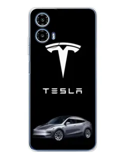 Чехол для Motorola Moto G35 с картинкой «Tesla Model Y» Чехол для Motorola Moto G35 с картинкой «Tesla Model Y»