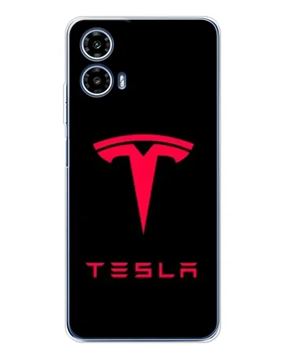 Чехол для Motorola Moto G35 с картинкой «Tesla Red Logo» Чехол для Motorola Moto G35 с картинкой «Tesla Red Logo»