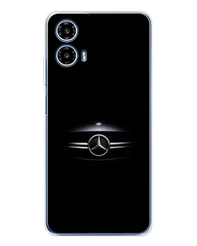 Чехол для Motorola Moto G35 с картинкой «Mercedes — абстрактные линии»