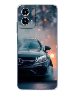 Чехол для Motorola Moto G35 с картинкой «Mercedes — ночной город» Чехол для Motorola Moto G35 с картинкой «Mercedes — ночной город»