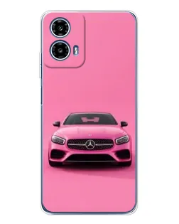 Чехол для Motorola Moto G35 с картинкой «Розовый Mercedes AMG» Чехол для Motorola Moto G35 с картинкой «Розовый Mercedes AMG»
