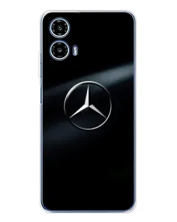 Чехол для Motorola Moto G35 с картинкой «Mercedes на металле» Чехол для Motorola Moto G35 с картинкой «Mercedes на металле»