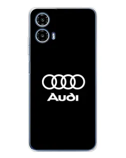 Чехол для Motorola Moto G35 с картинкой «Классическое лого Audi» Чехол для Motorola Moto G35 с картинкой «Классическое лого Audi»
