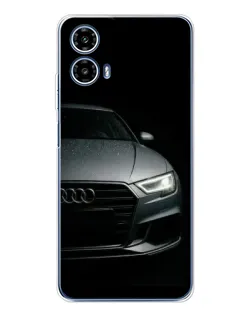 Чехол для Motorola Moto G35 с картинкой «Audi — детализация кузова» Чехол для Motorola Moto G35 с картинкой «Audi — детализация кузова»
