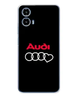 Чехол для Motorola Moto G35 с картинкой «Логотип Audi Heart» Чехол для Motorola Moto G35 с картинкой «Логотип Audi Heart»