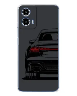 Чехол для Motorola Moto G35 с картинкой «Задняя часть Audi — арт» Чехол для Motorola Moto G35 с картинкой «Задняя часть Audi — арт»
