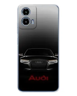 Чехол для Motorola Moto G35 с картинкой «Audi — градиентный контур» Чехол для Motorola Moto G35 с картинкой «Audi — градиентный контур»