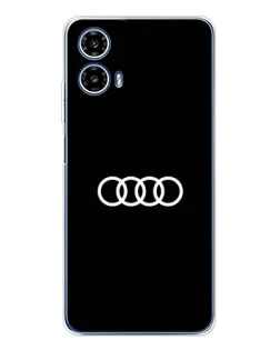 Чехол для Motorola Moto G35 с картинкой «Audi White Logo» Чехол для Motorola Moto G35 с картинкой «Audi White Logo»