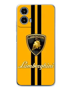 Чехол для Motorola Moto G35 с картинкой «Lamborghini Stripe желтый» Чехол для Motorola Moto G35 с картинкой «Lamborghini Stripe желтый»