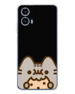 Чехол для Motorola Moto G35 с картинкой «Пушин на черном» Чехол для Motorola Moto G35 с картинкой «Пушин на черном»