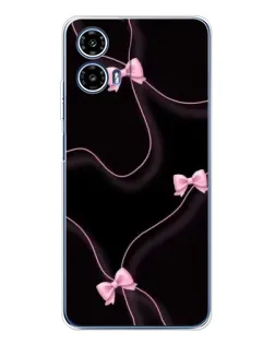 Чехол для Motorola Moto G35 с картинкой «Розовые ленты» Чехол для Motorola Moto G35 с картинкой «Розовые ленты»