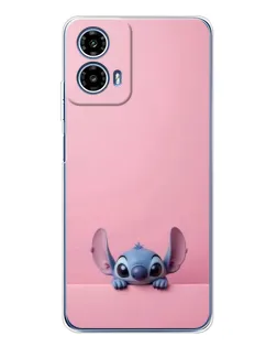 Чехол для Motorola Moto G35 с картинкой «Stitch выглядывает» Чехол для Motorola Moto G35 с картинкой «Stitch выглядывает»