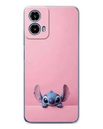 Чехол для Motorola Moto G35 с картинкой «Stitch выглядывает»